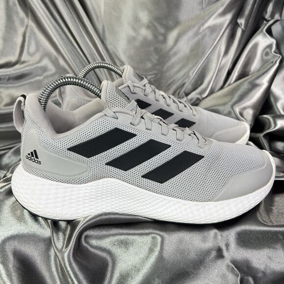 Adidas Mens Edge Gameday EG1444 Gray Black Running Shoes Sneakers Size 6.5 US/39 - Picture 3 of 17